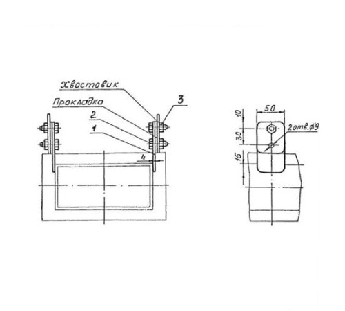 Подвески судовых трубопроводов Тип 3 в Жодино