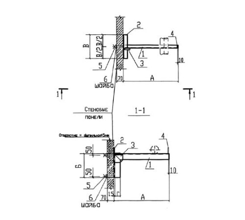 Крепления к стеновым панелям для трубопроводов в Жодино