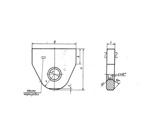 Проушины подвесок стальных трубопроводов в Жодино