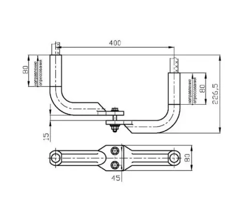 Аппаратные зажимы типа 2А2А для ЛЭП в Жодино