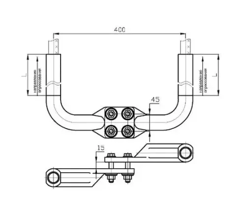 Аппаратные зажимы типа 2А4А в Жодино для ЛЭП