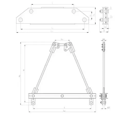 Коромысла типа 2КД2 в Жодино для воздушных ЛЭП
