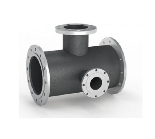 Тройники фланцевые с пожарной подставкой чугунные в Жодино