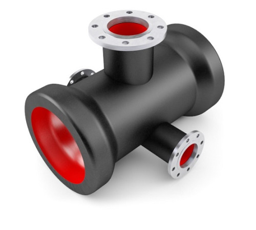 Кресты чугунные фланец-раструб с пожарной подставкой в Жодино