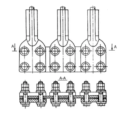 Аппаратные зажимы типа 3А4А в Жодино для ЛЭП