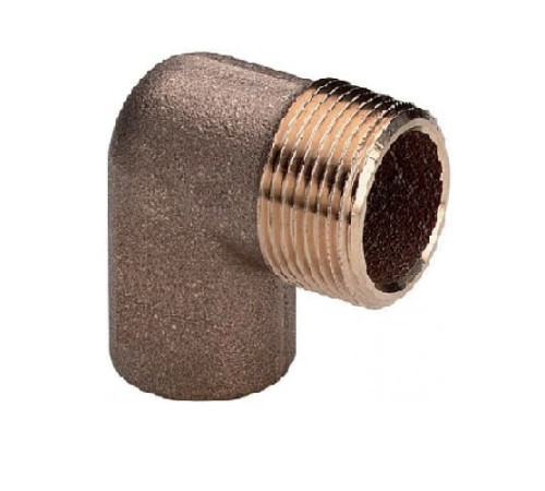 Медные угловые переходы с наружной резьбой в Жодино