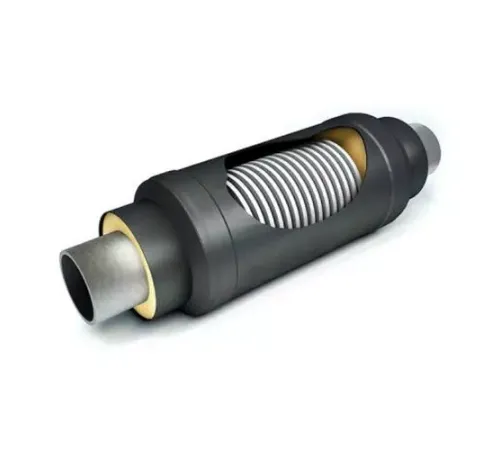 Сильфонные компенсаторы в ППУ изоляции в Жодино