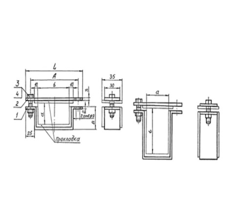 Подвески судовых трубопроводов Тип 9 в Жодино