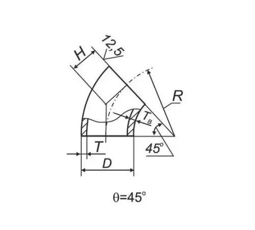 Отводы 45° в ВУС изоляции в Жодино с доставкой по Беларуси