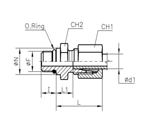 Штуцеры ввертные UNF с уплотнением в Жодино