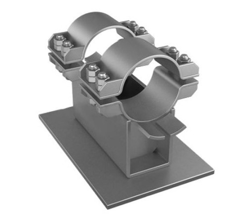 Хомутовые направляющие опоры для труб в Жодино