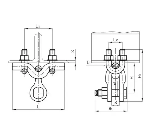 Узлы крепления типа КГ для ЛЭП в Жодино