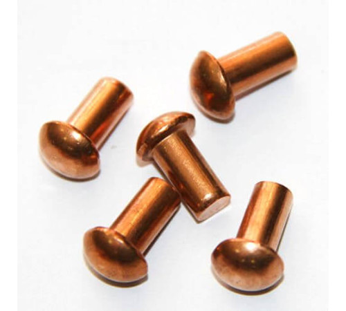 Медные заклепки с полукруглой головкой в Жодино