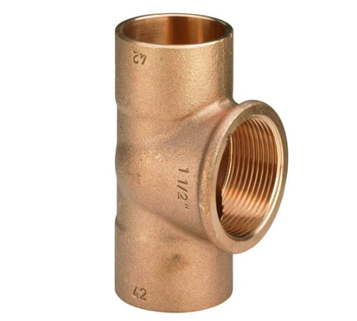 Медные резьбовые тройники в Жодино для трубопроводов