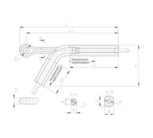Натяжные прессуемые зажимы НАС в Жодино для ЛЭП