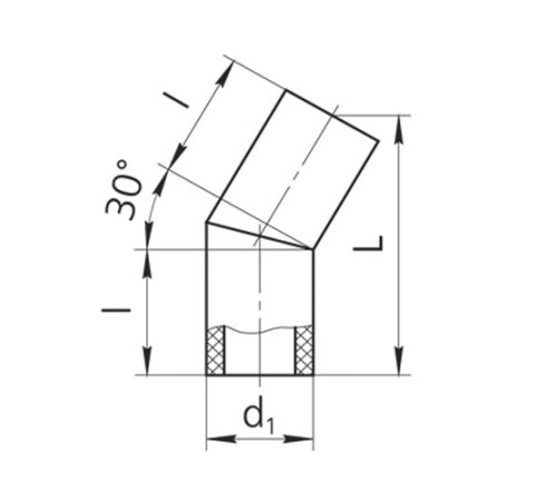 Оболочки на теплоизоляционные отводы 30° в Жодино