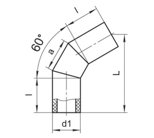 Оболочки на теплоизоляционные отводы 60° в Жодино