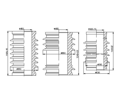 Покрышки для трансформаторов напряжения 110 кВ в Жодино