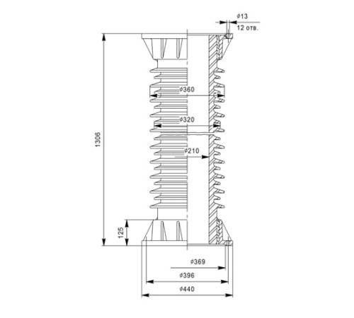 Фарфоровые армированные покрышки ПКДА для конденсаторов в Жодино