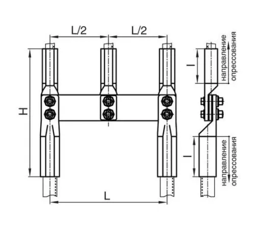 Переходные зажимы ППР для ЛЭП в Жодино и Беларуси