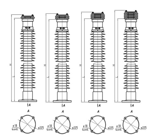 Шинные опоры ШО 110-132 кВ в Жодино для юрлиц