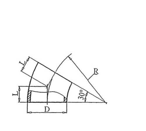 Теплоизоляционные отводы 30 градусов в Жодино