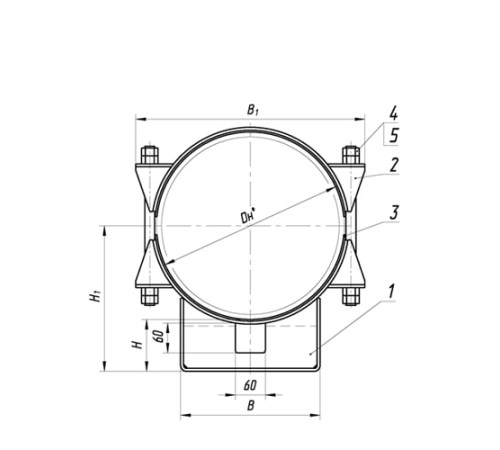 Опоры ТПР.05.19(2) для трубопроводов в Жодино