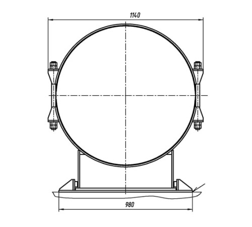 Опоры ТПР.14.05.00.000 в Жодино для трубопроводов