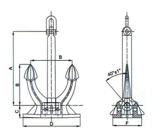 Якоря Spek для судостроения в Жодино и Беларуси