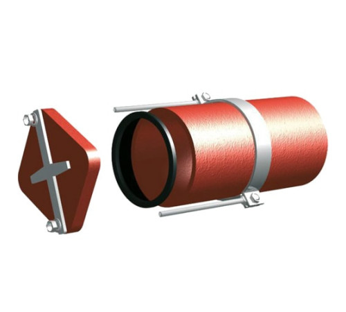 Безраструбные заглушки с прижимными скобами в Жодино